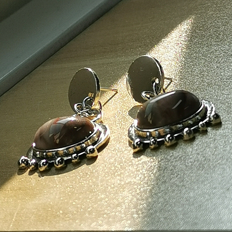 Wholesale Enamel Bells Alloy Earrings