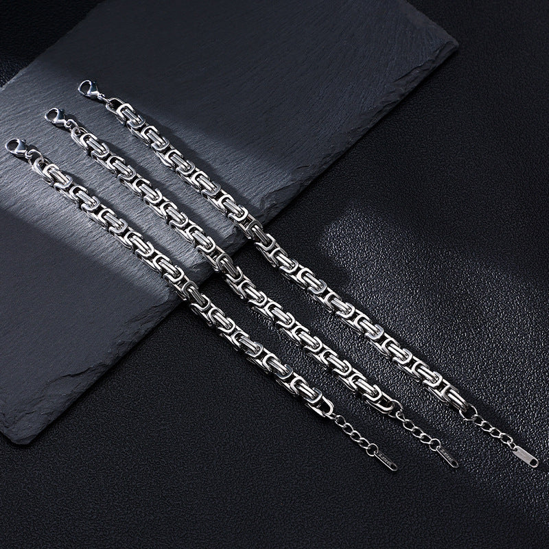 Wholesale Titanium Steel Non-fading Cuban Bracelet