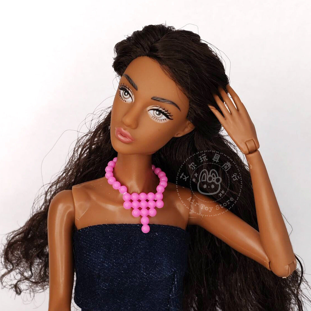 Wholesale 10pcs 30cm  Doll  Necklace Keer Doll Accessories