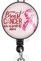 Wholesale Fans with ABS Badge Scroll Retractable Keychain