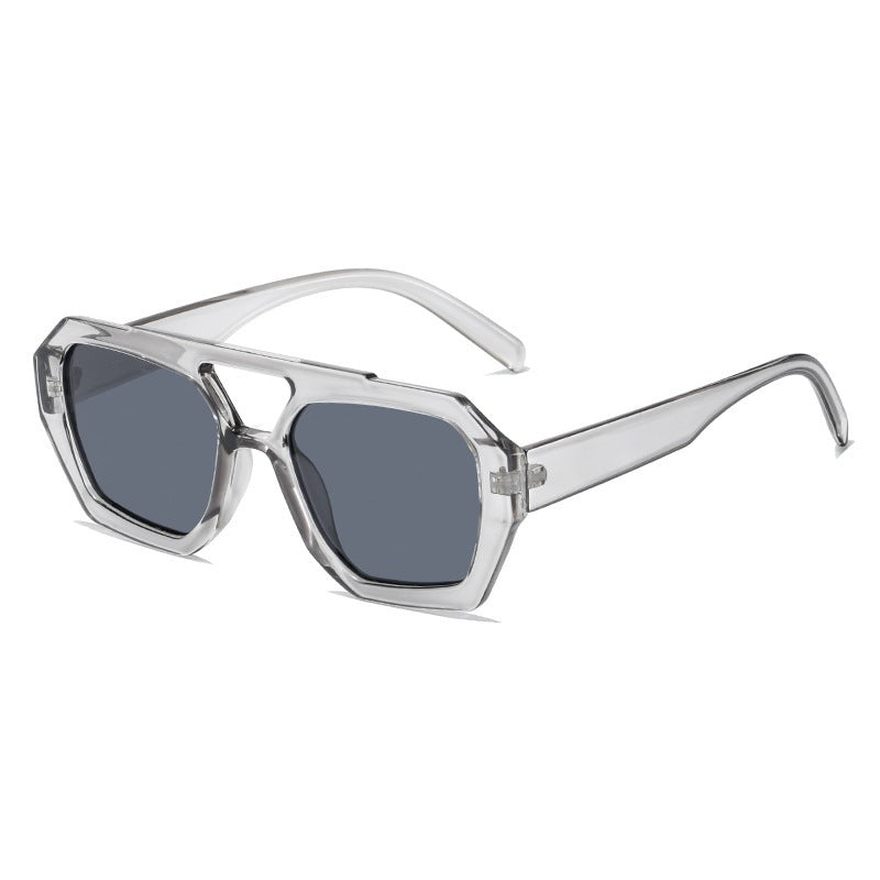 Wholesale Square Double Beam PC Sunglasses