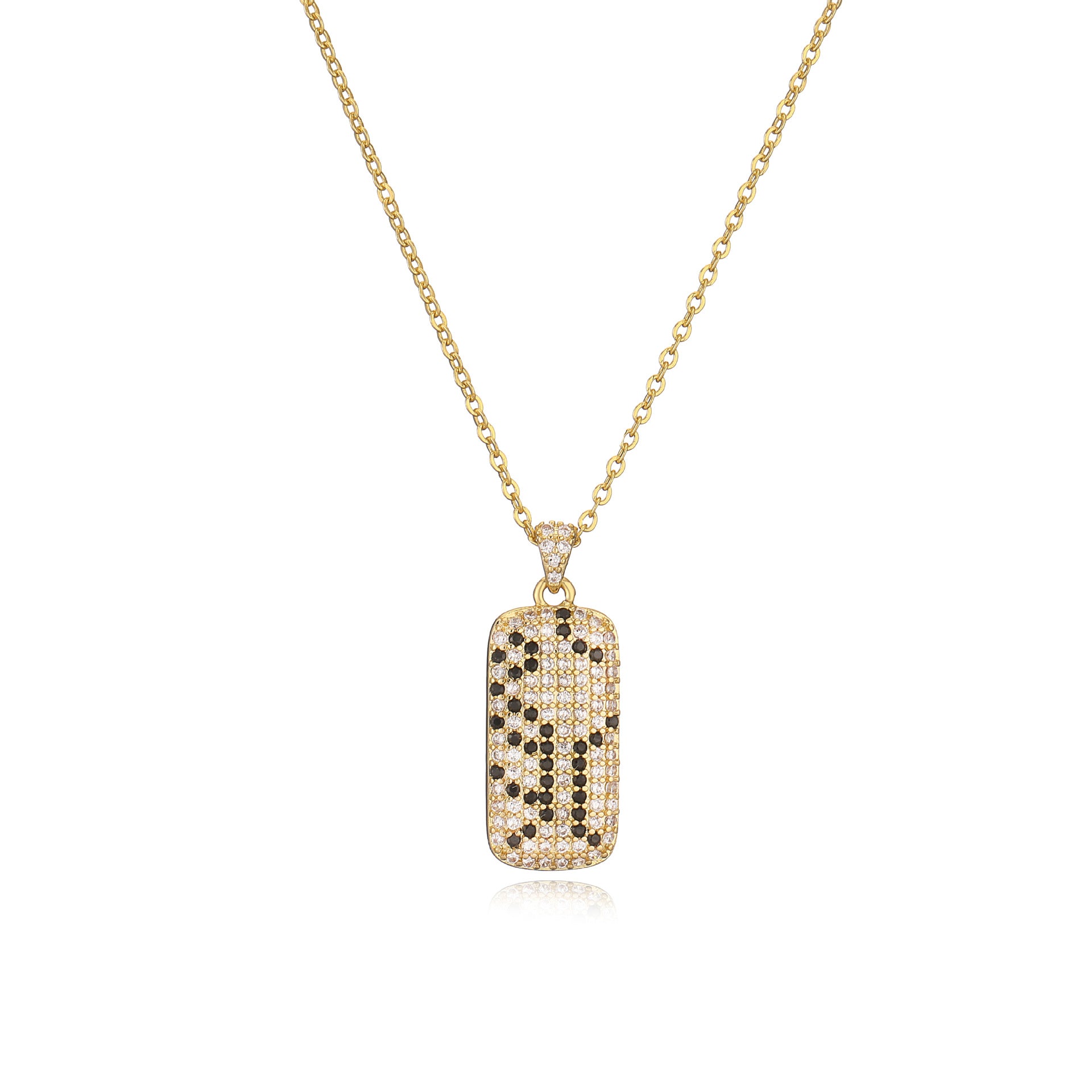 Wholesale light luxury snake leopard print necklace jewelry suit