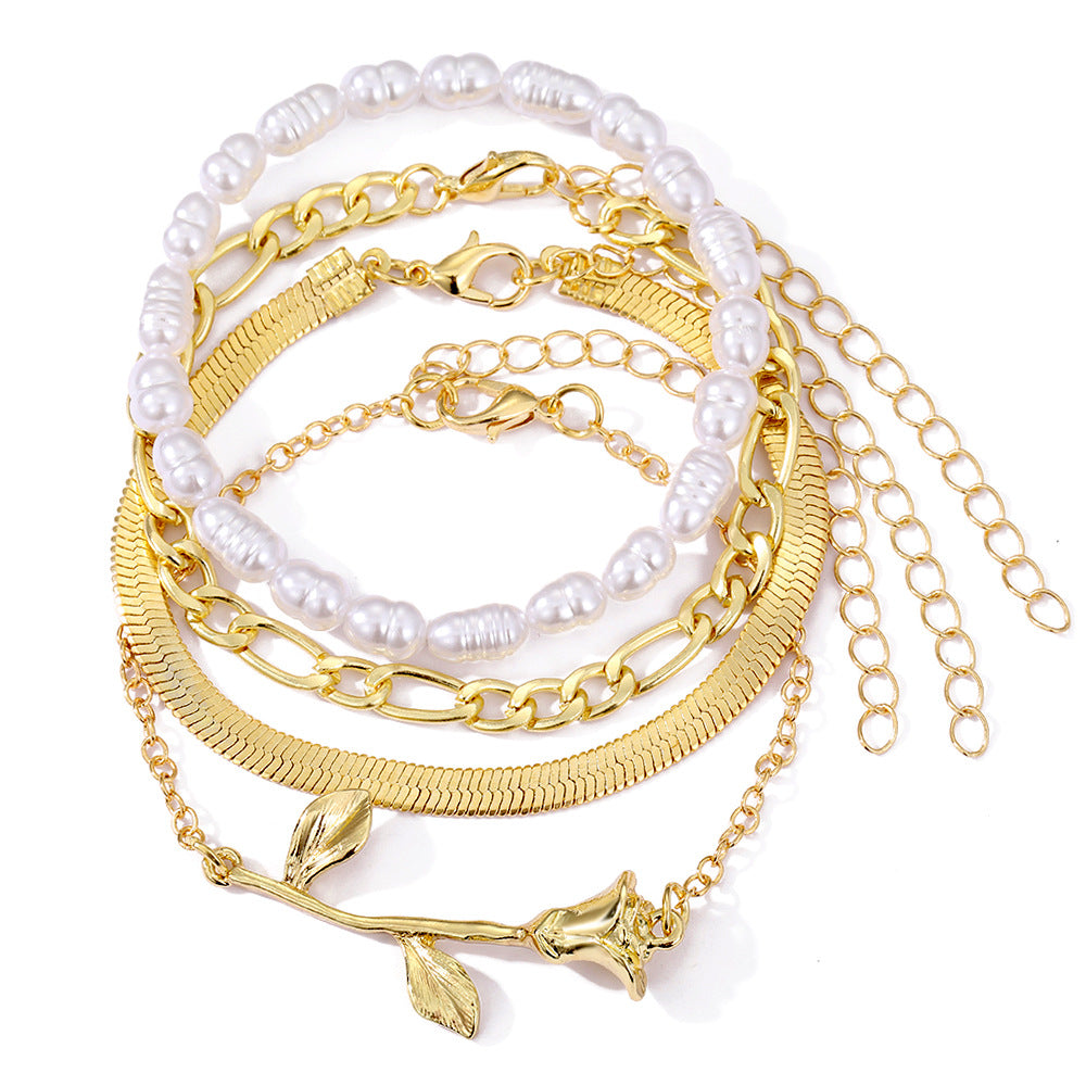 Wholesale Vintage Multi-layered Bracelet Set