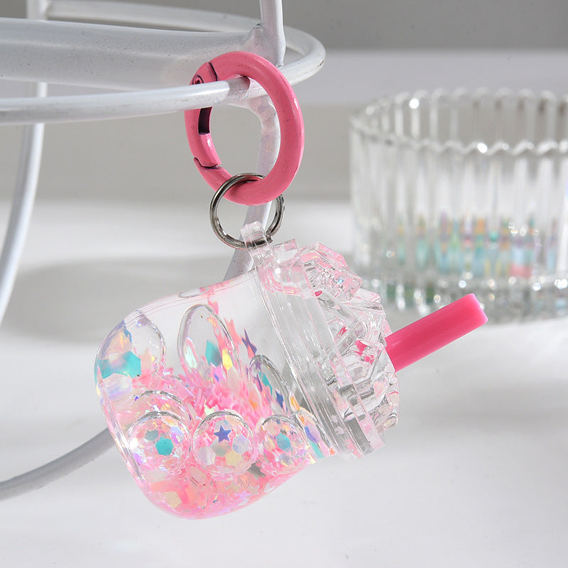 Wholesale Into Oil Luminous Iceberg Cup Acrylic Keychains