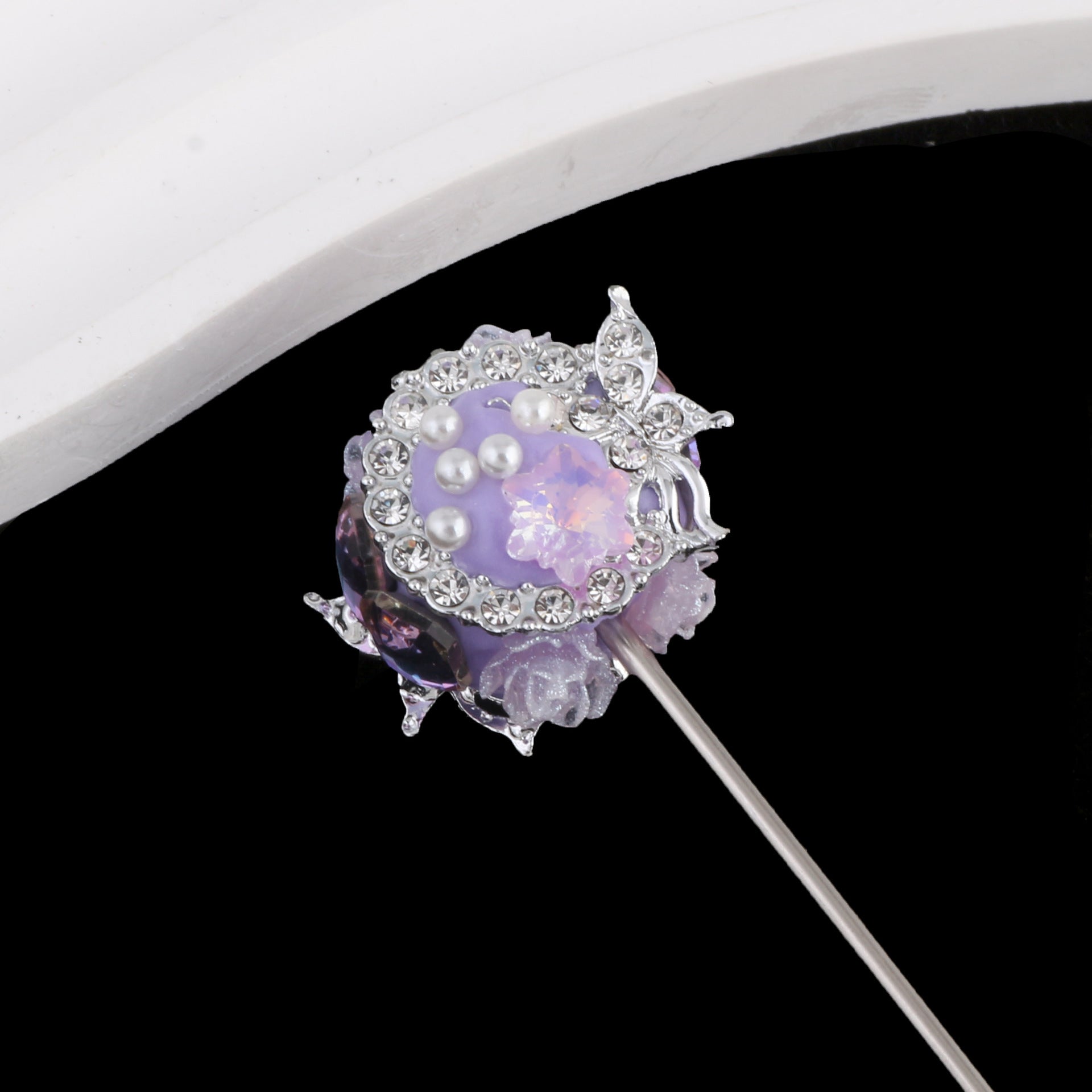 Wholesale Full Diamond Clay Balls Drill Balls Can Wear Straight Hole Beads