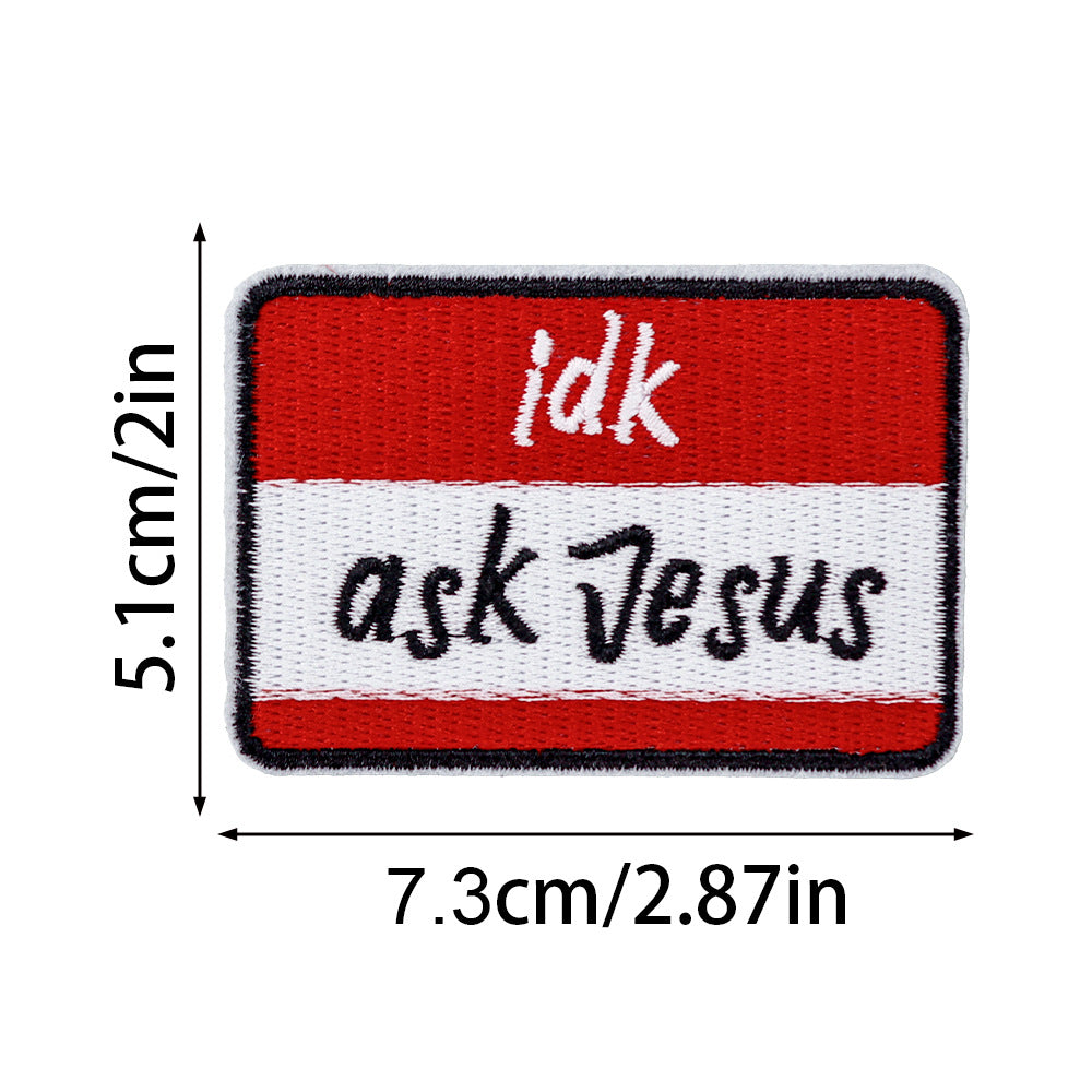 Wholesale Embroidered Patch Set Prayer Theme DIY Decoration