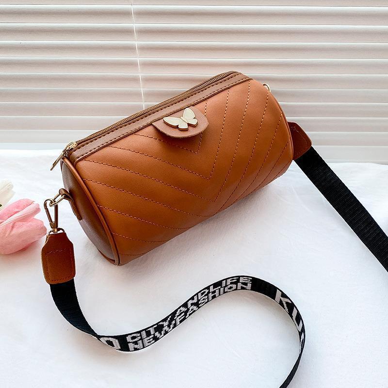 Wholesale PU Letter Wide Shoulder Crossbody Bag