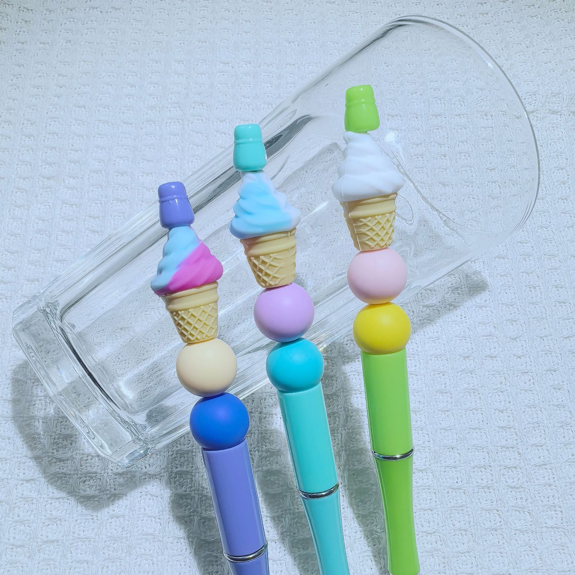 Wholesale 10pcs 3D Silicone Cartoon Beads