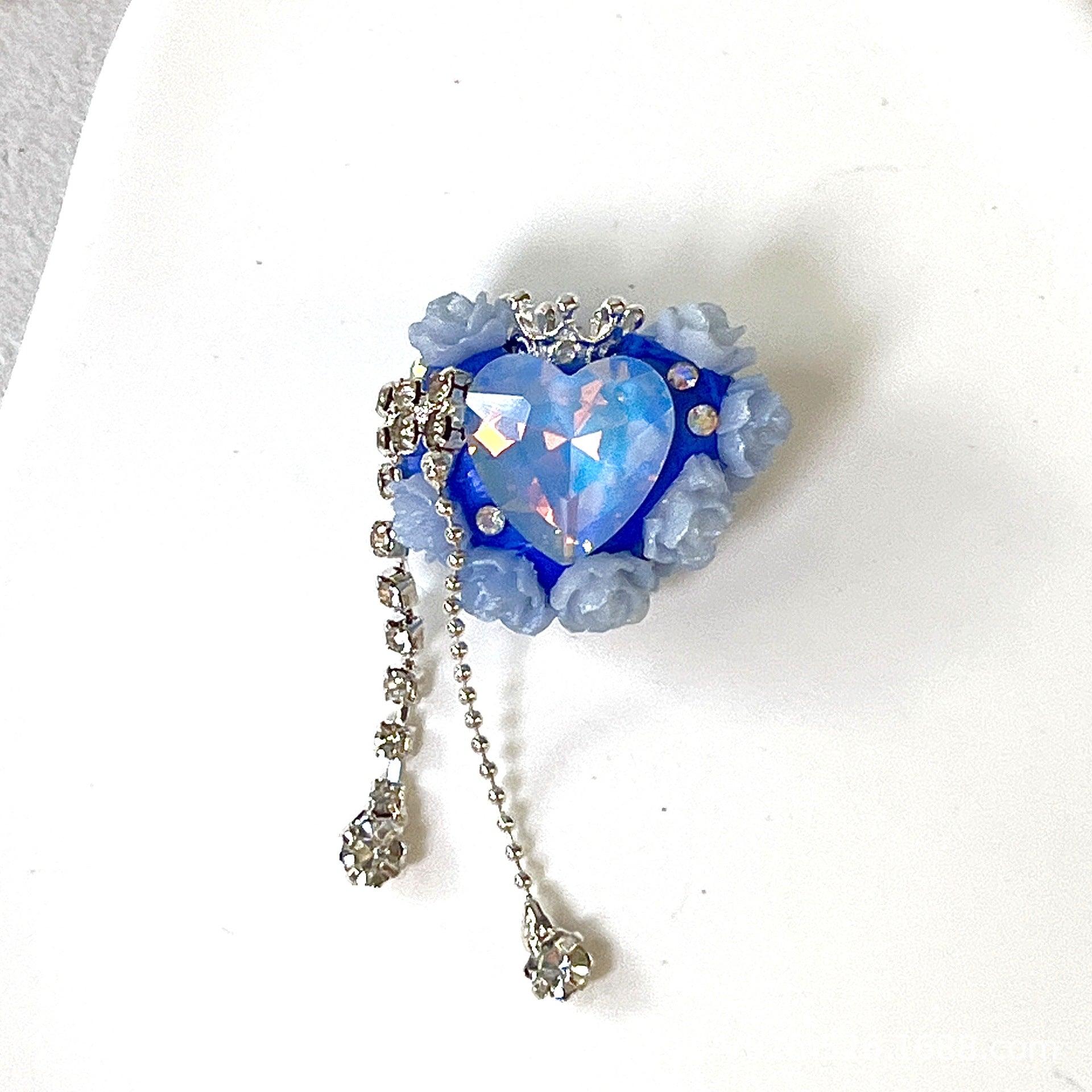 Wholesale  10pcs Colorful Love Flower Crown Diamond Ball Beads