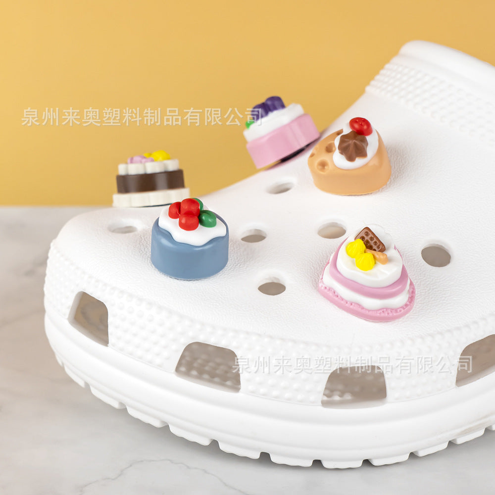 Wholesale 5pcs Cartoon 3D Garden Crocs Decorative Accessories