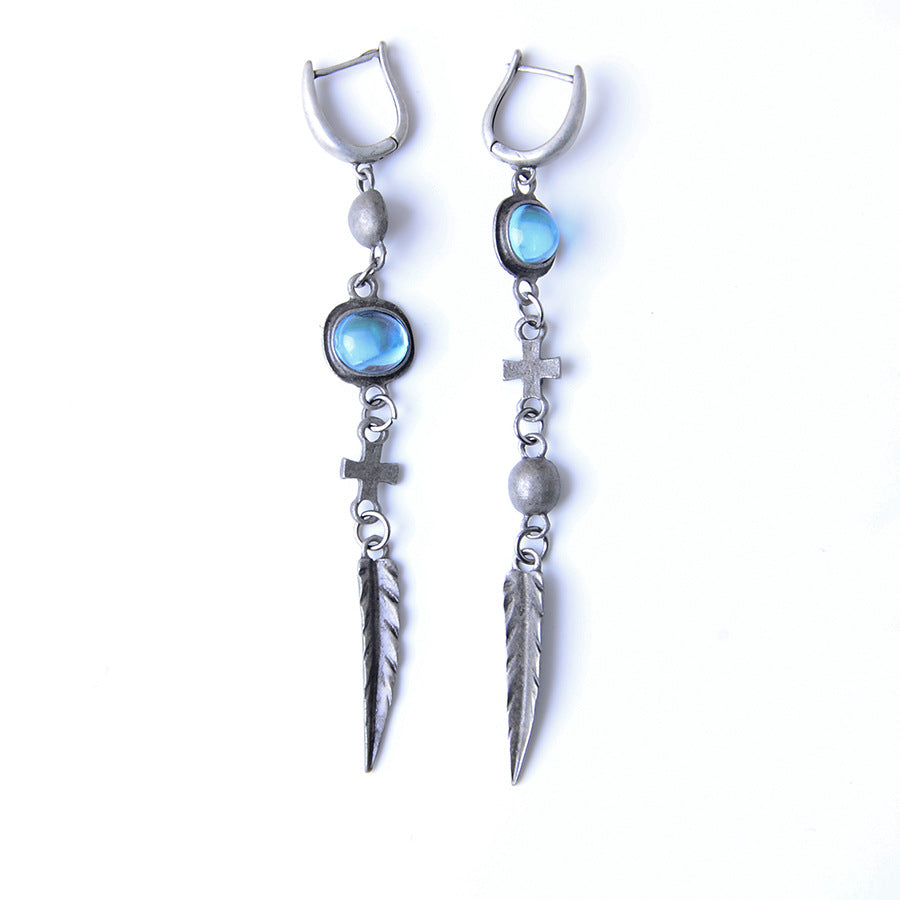 Wholesale Bohemian Wind Su Feather Earrings