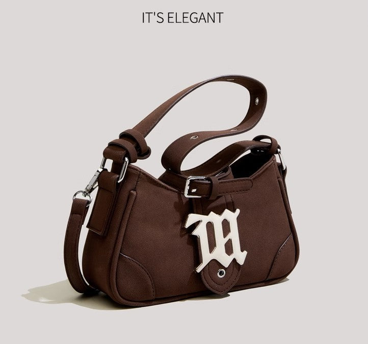 Wholesale Vintage Nubuck Suede Millennial Babes Underarm Crossbody Bag