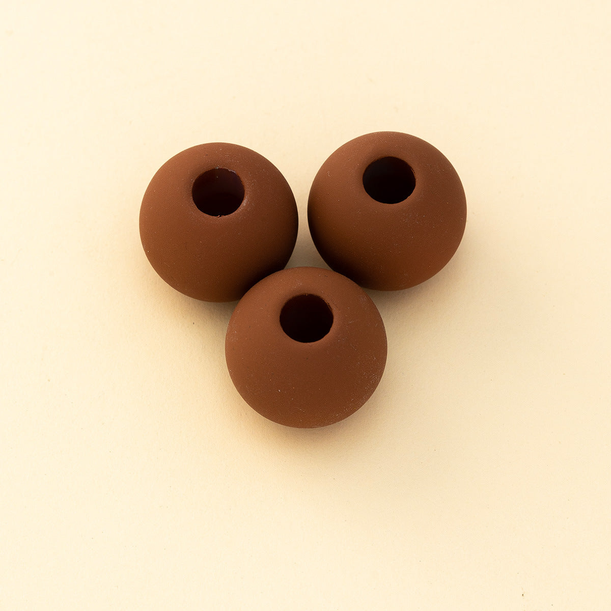 Wholesale 100pcs/pack ABS Matte Round String Beads