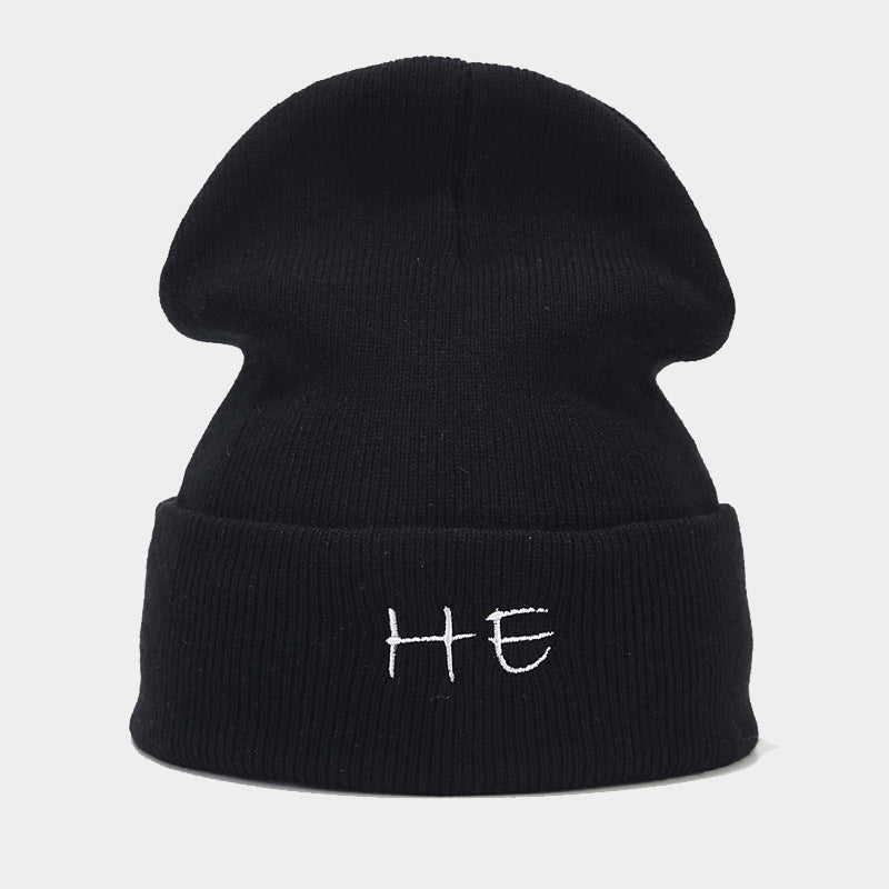 Wholesale 2023 Autumn and Winter New Mom and Dad Couple Letters Embroidery Knitted Hat Woolen Hat