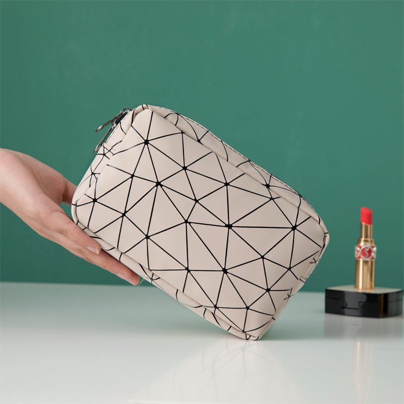Wholesale PU Large Capacity Portable Cosmetic Storage Bag