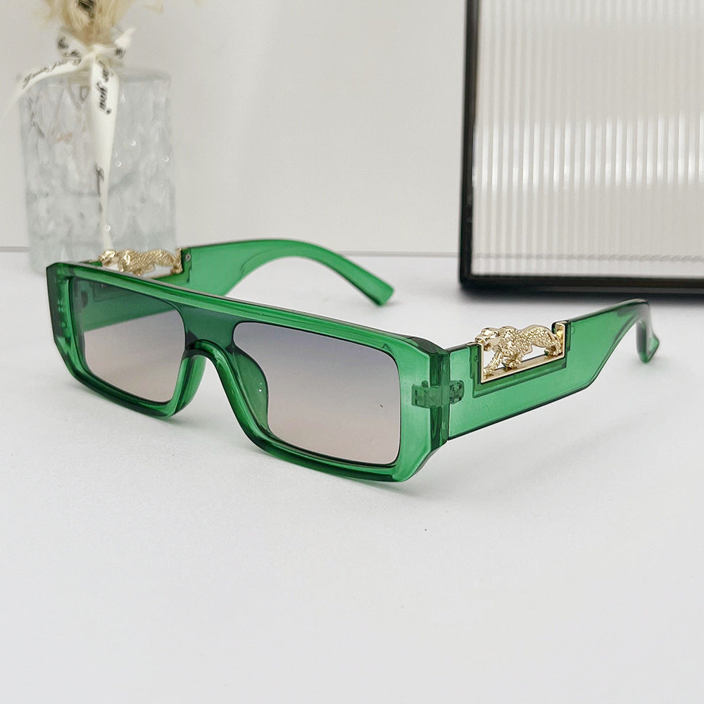 Wholesale Retro Square One-piece Sunglasses