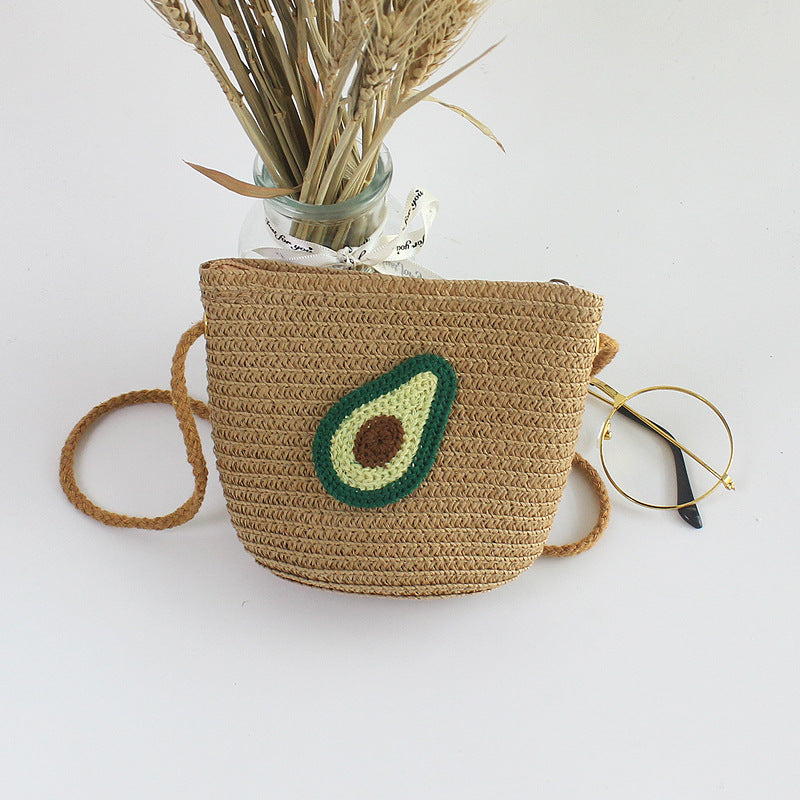 Wholesale Cute Fashion Grass Woven Kids Bag