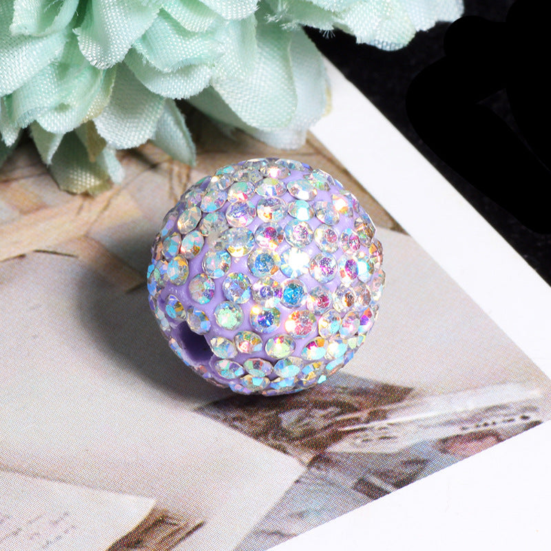 Wholesale 20pcs Soft ceramic colored round beads