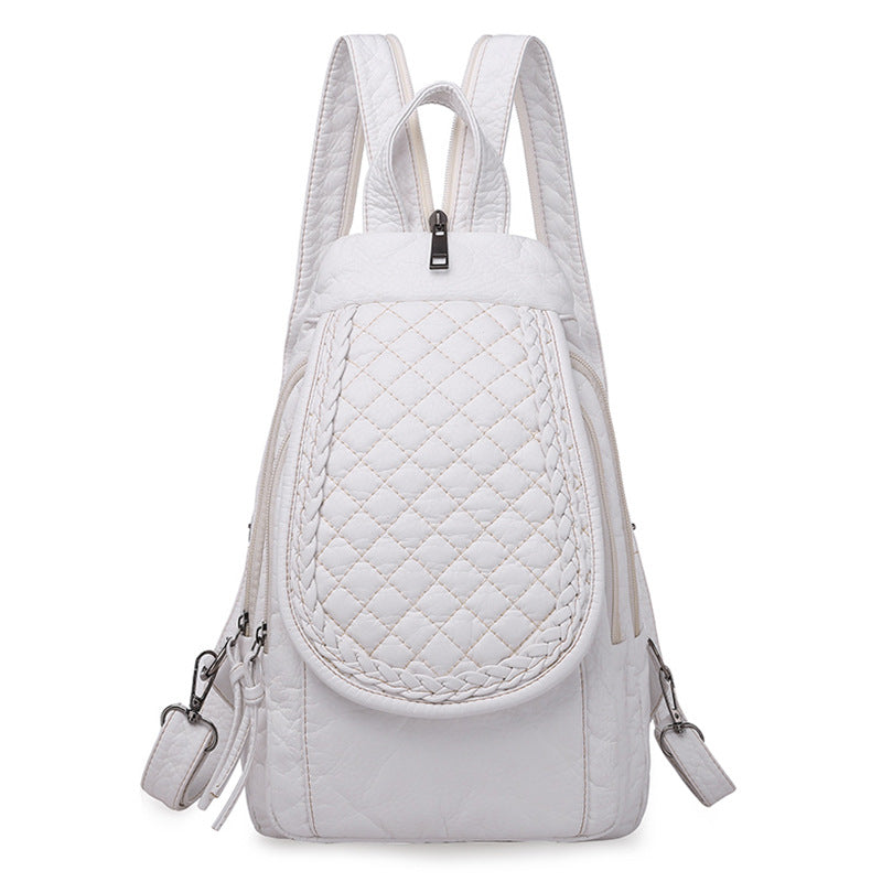 Wholesale PU Embroidery Flower Multifunctional Chest Bag Backpack