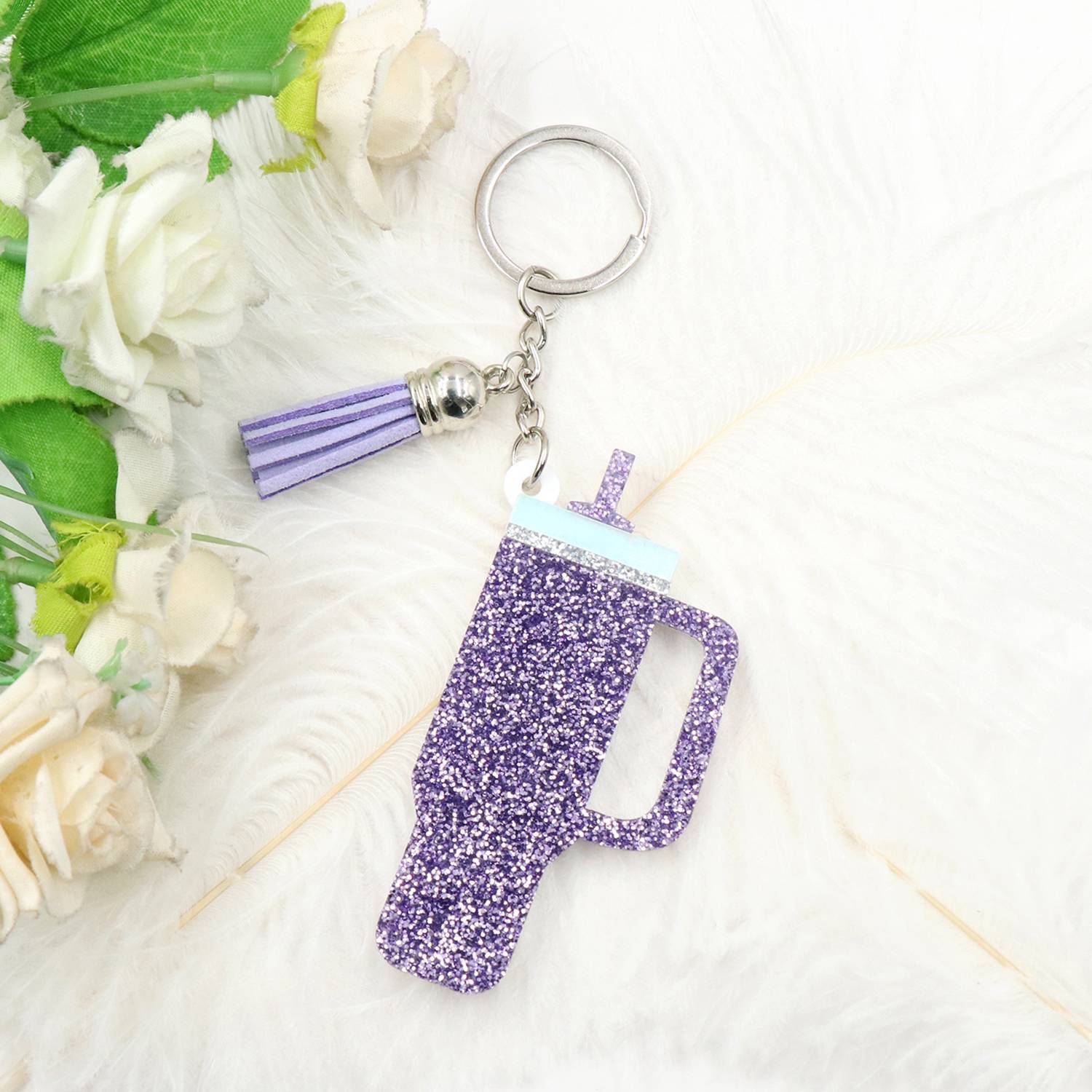 Wholesale Cute Cup Keychain Pendant Creative Gift Pendant Bag Pendant Car Key