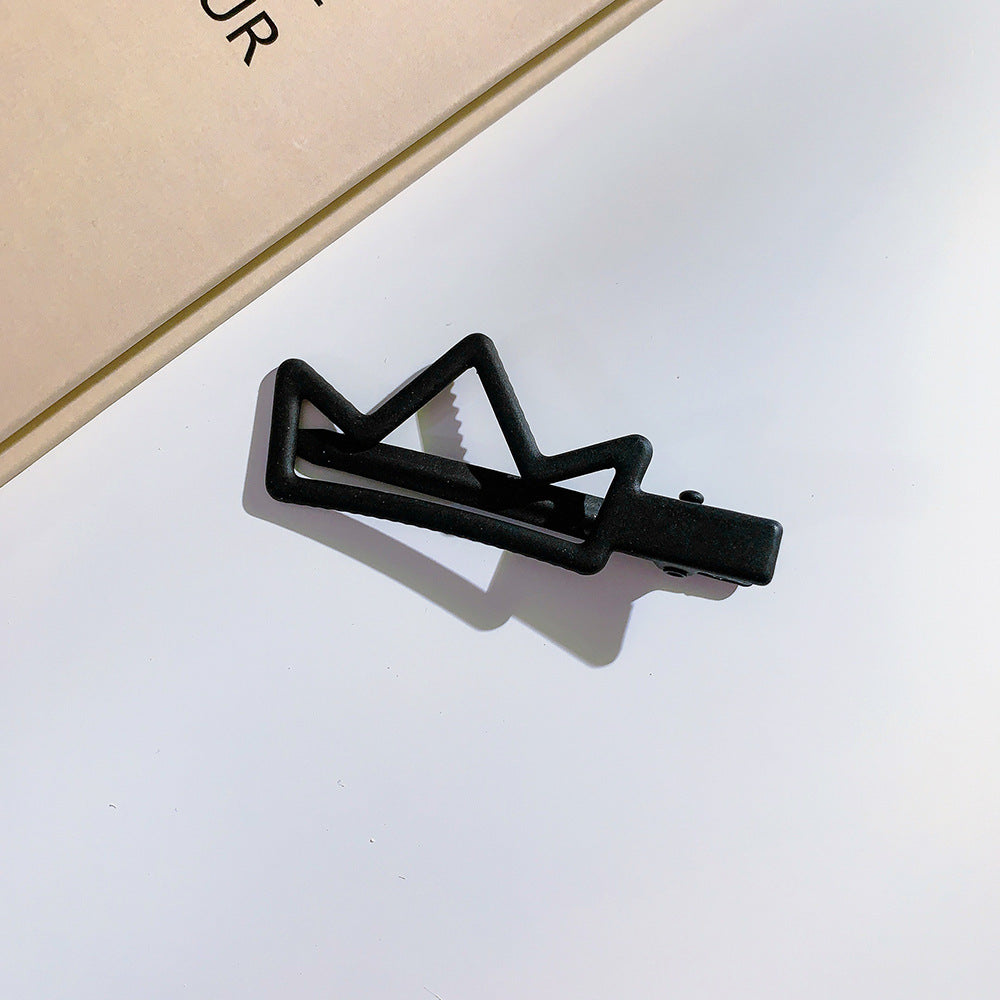 Wholesale simple rabbit head side clip love word clip cute crown hair clip