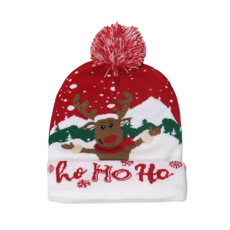 Wholesale Christmas Snowman Reindeer Christmas Tree Knit Hat