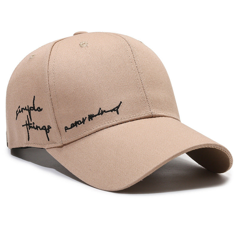 Wholesale Embroidered Letters Casual Sun Protection Baseball Cap