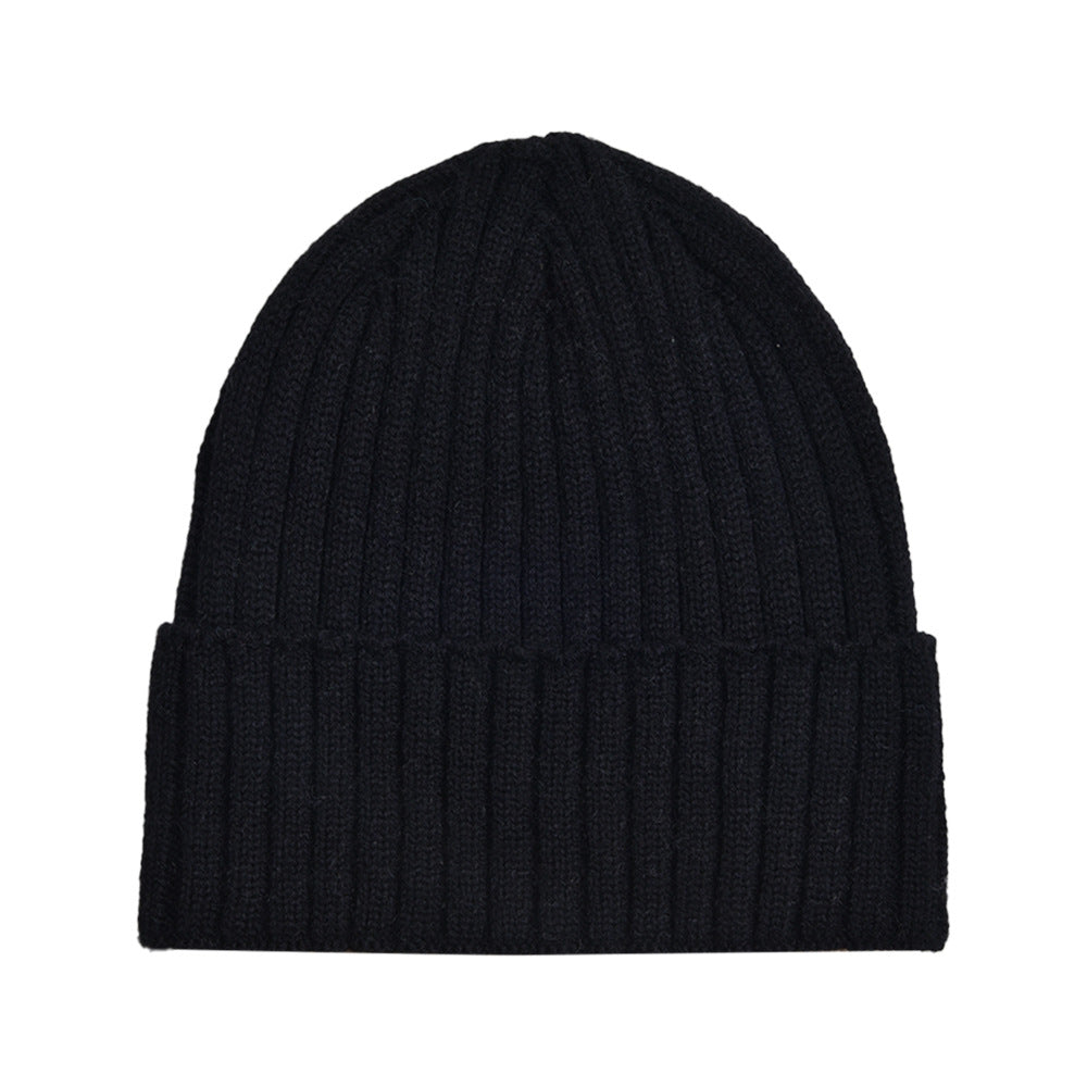 Wholesale Winter Hat Solid Color Knitted Hat Woolen Hat