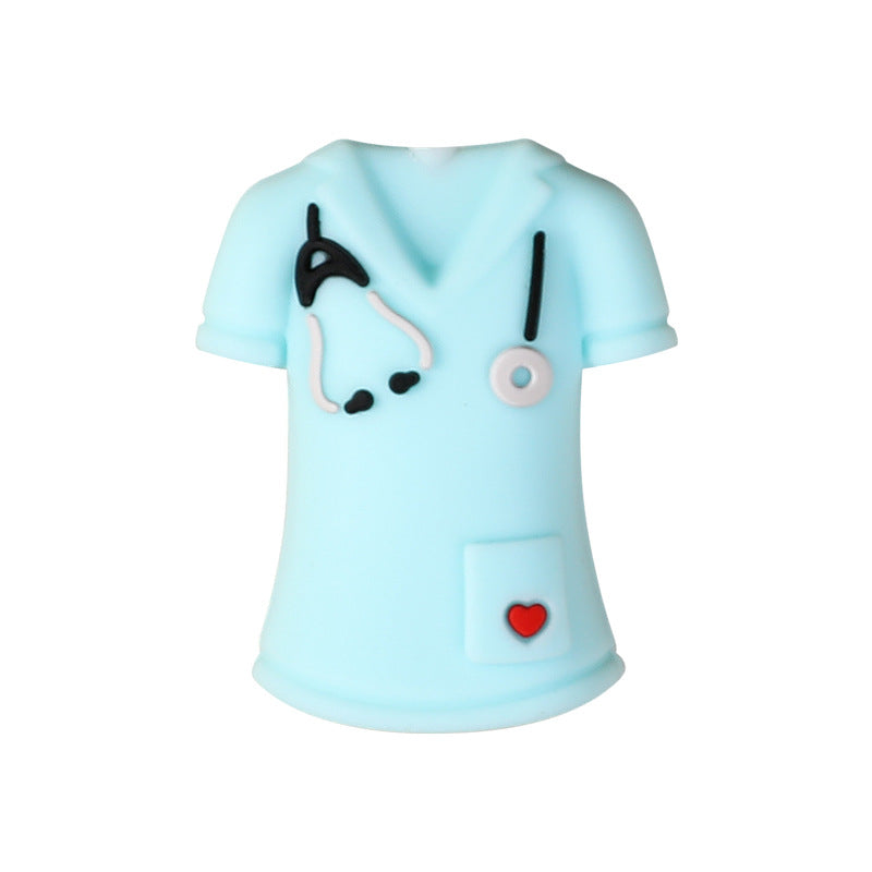 Wholesale  20pcs/pack 3D silicone beads DIY necklace decorations cartoon  3D Focal Beads