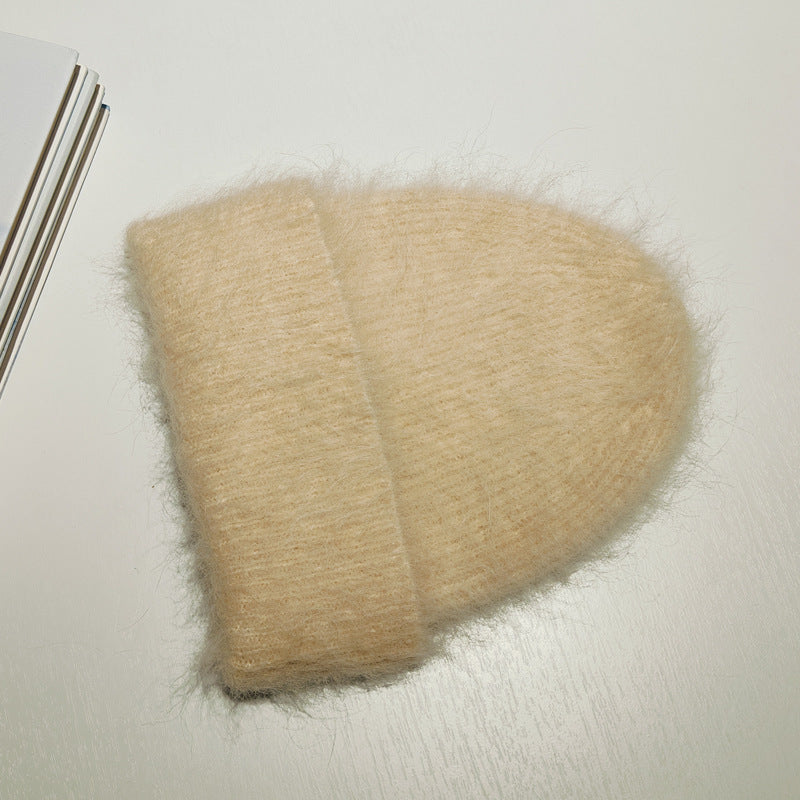 Wholesale Autumn and Winter High-end Warm Furry Long-haired Alpaca Wool Hat