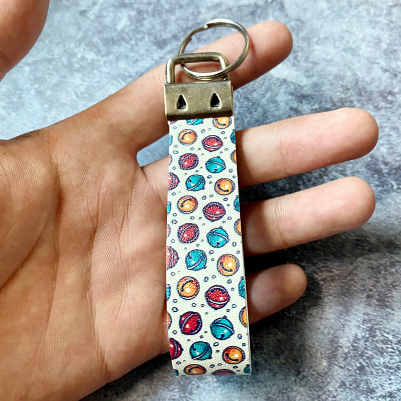 Wholesale Christmas Leather Keychain