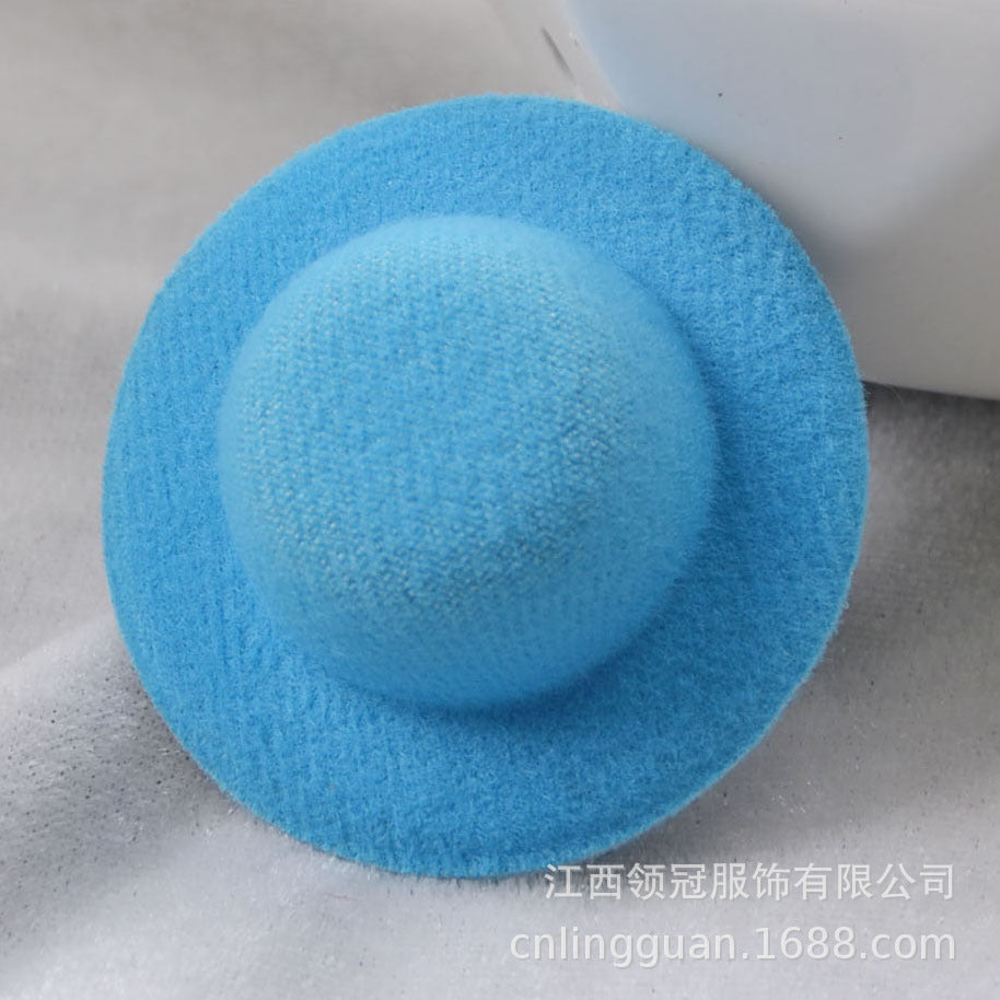 Wholesale 10pcs BJD Doll Brushed Small Top Hat Bare Hat Doll Jewelry Hat Embryo Small Jewelry Raw Material Toy Bare Hat 8cm