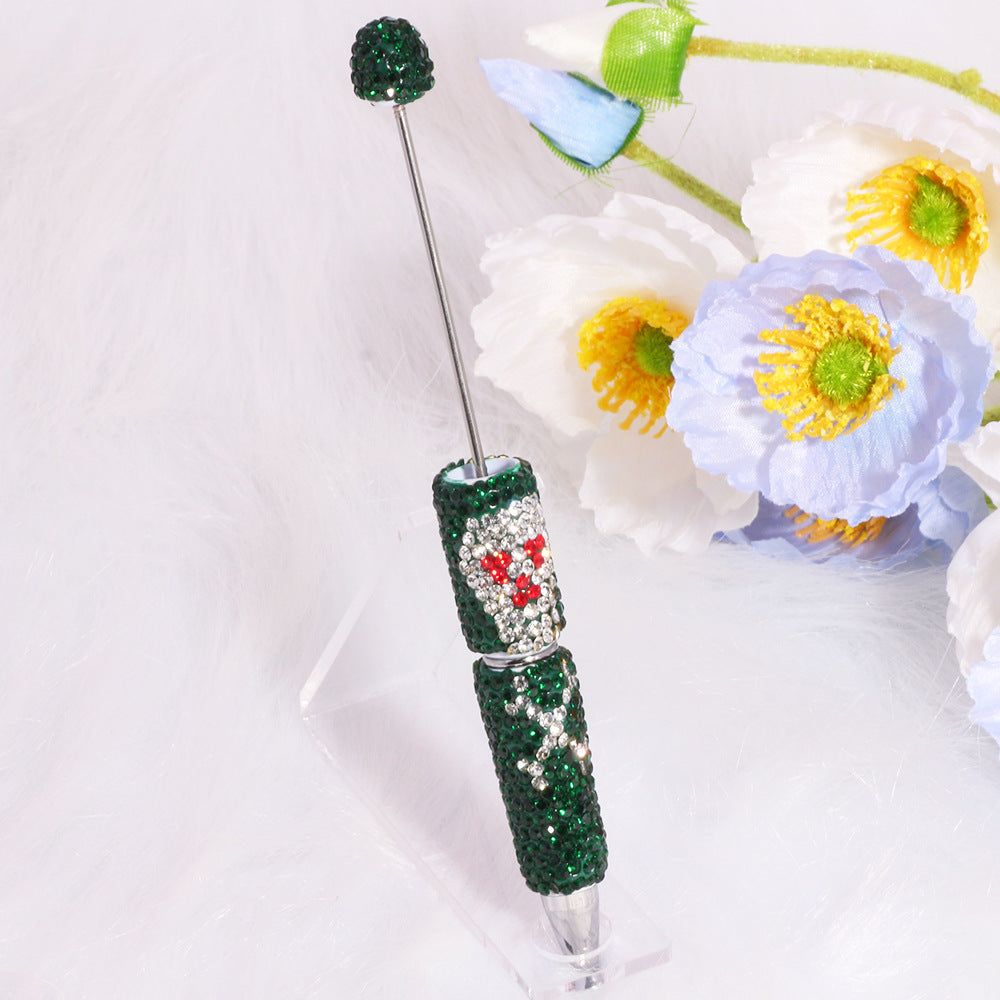 Wholesale Creative DIY accessories clown pirate skull bead pen multi-color pen colorful cute cartoon diamond pen