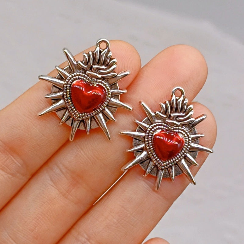 Wholesale Gothic Heart Cross Sword Pendant