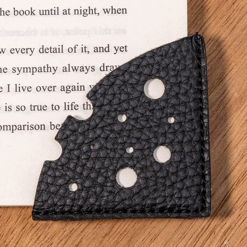 Wholesale Cheese Leather Bookmarks