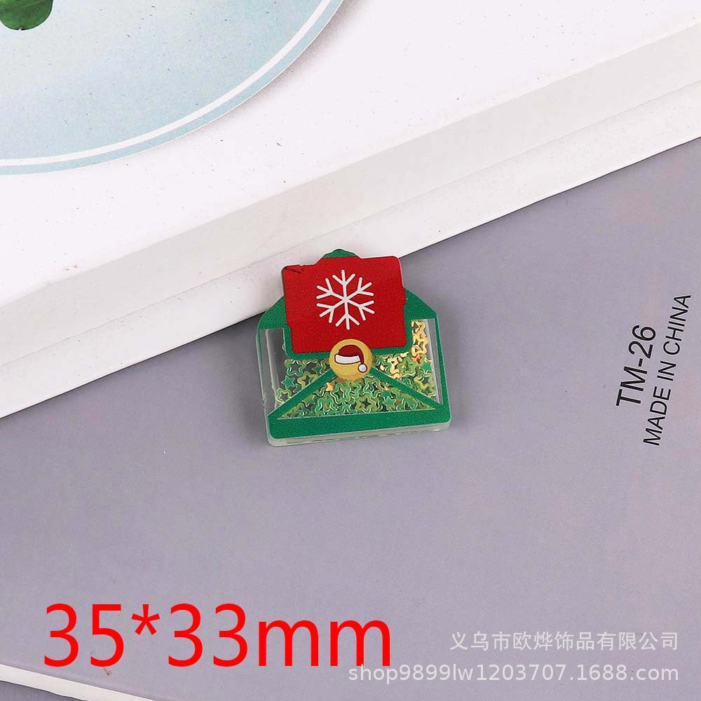 Wholesale 10pcs Cartoon AcrylicJewelry Accessories DIY Patch FlatBack