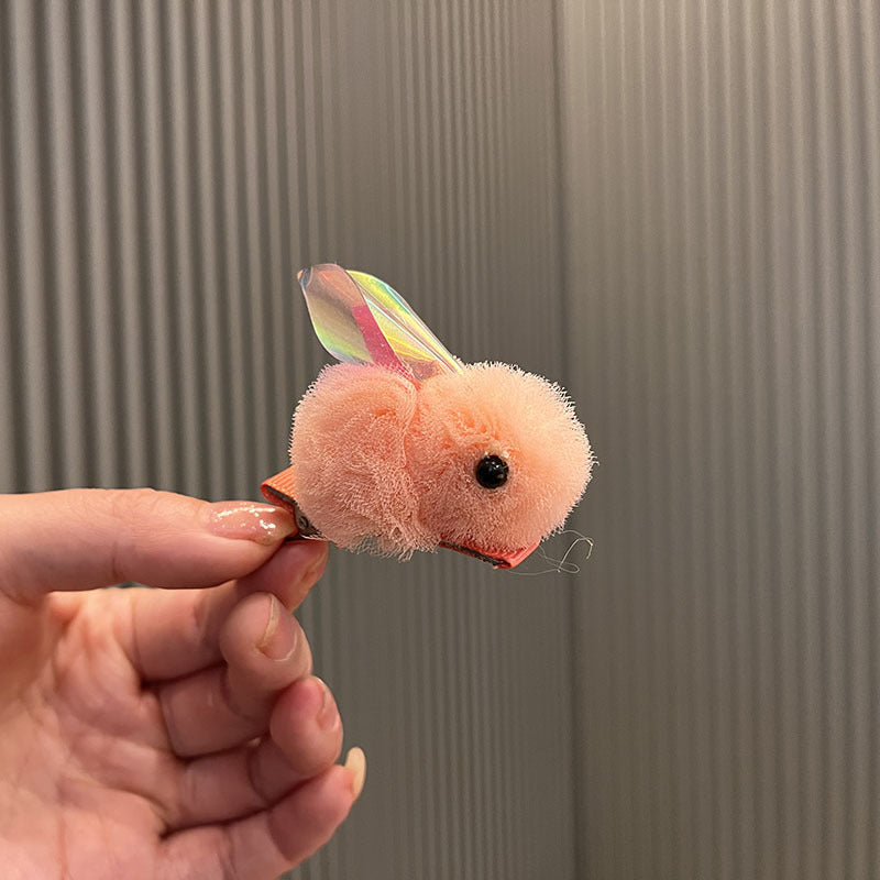 Wholesale Princess cartoon cute three-dimensional yarn ball bunny children's hairpin