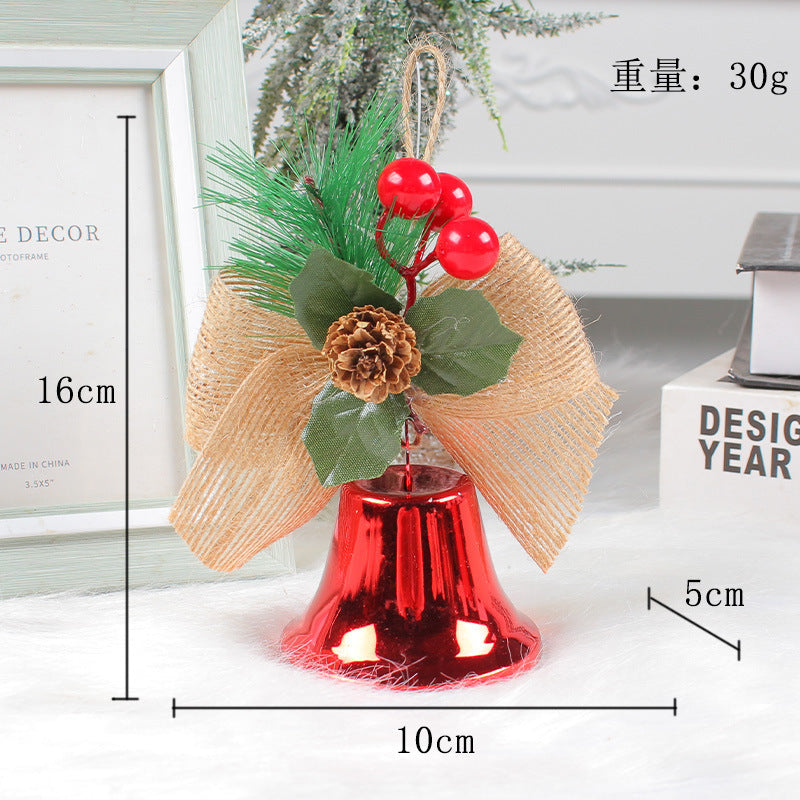 Wholesale Christmas Tree Pendants Bell Accessories Pendants Christmas Decorations