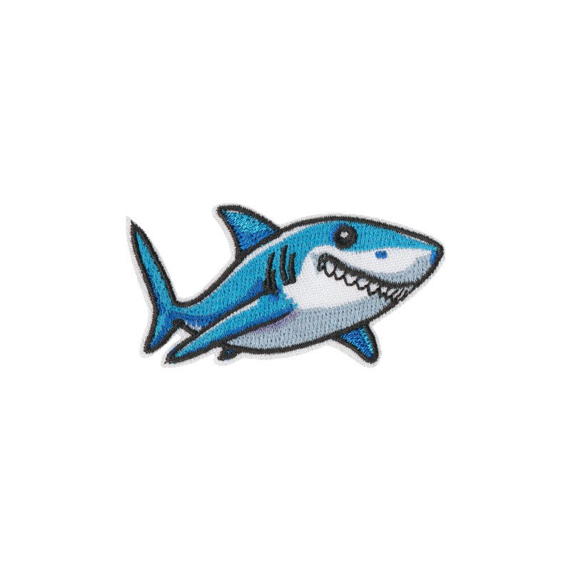 Wholesale Embroidered Ocean Animal Iron On Patches Mermaid Starfish Shark Set Of 10 For ets DIY Craft Supply