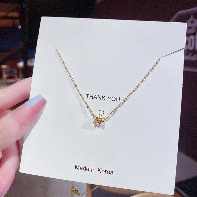 Wholesale Titanium Steel Necklace Women's All-match Sweet Chain Accessories