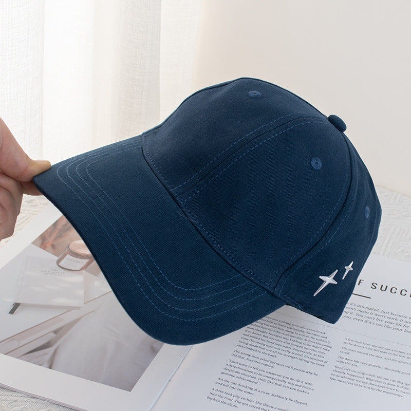 Wholesale  Simple Solid Color Baseball Cap Shown Face Small Cap Outdoor