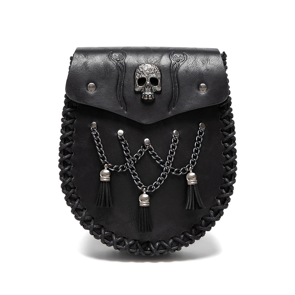 Wholesale PU Viking Style Medieval Knight European and American Retro Embossed Waist Bags