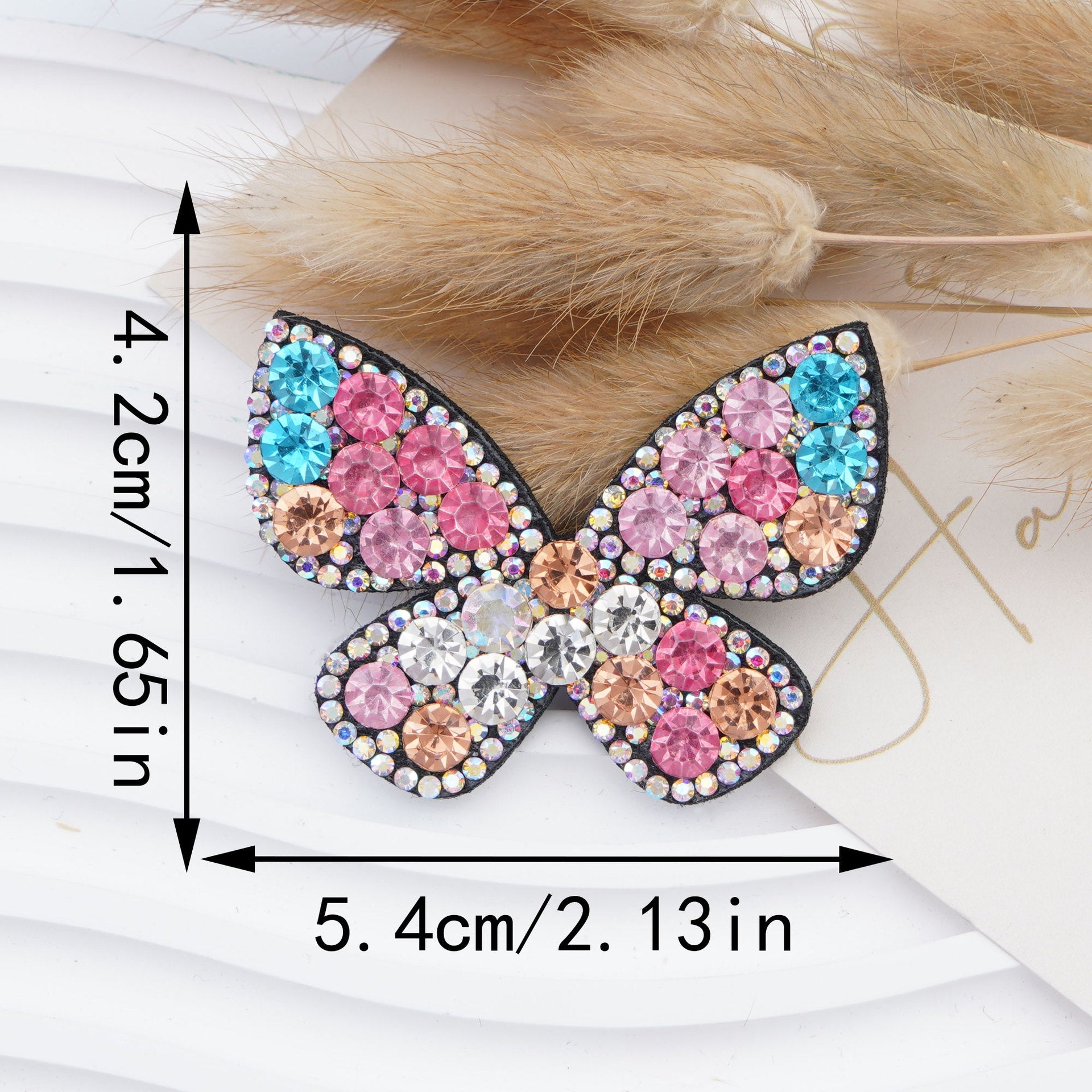 Wholesale Water Diamond Sweet Wind Butterfly Embroidery DIY Patches