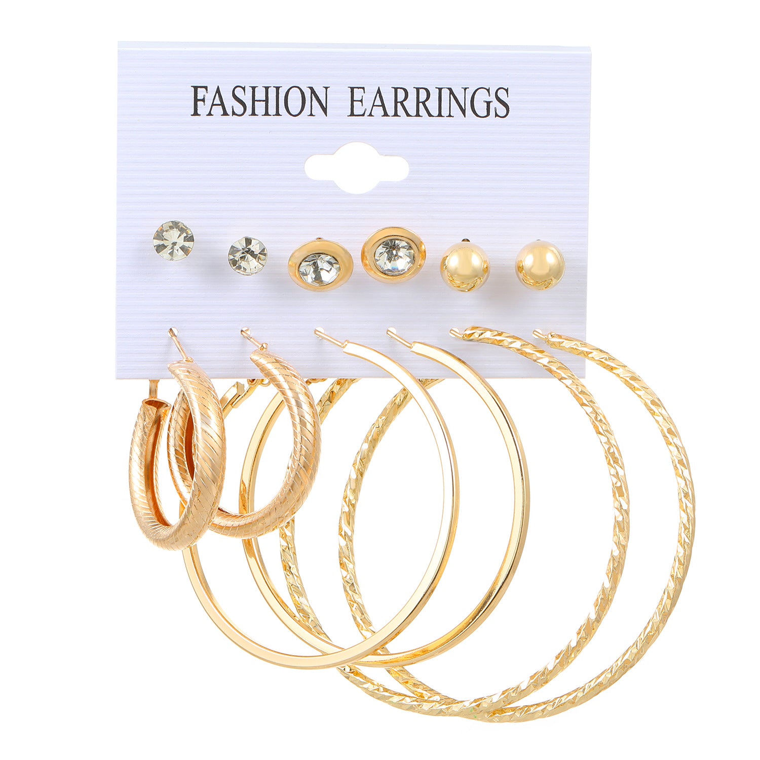 Wholesale Butterfly Pearl Alloy Earrings Set Combination
