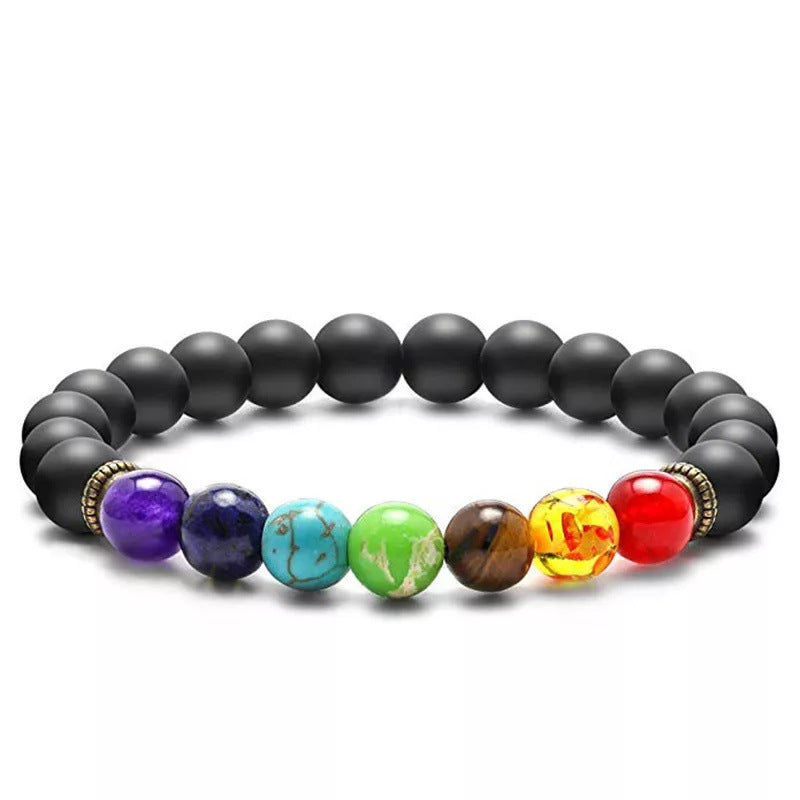 Wholesale Colorful Volcanic Stone Aromatherapy Beaded Bracelet