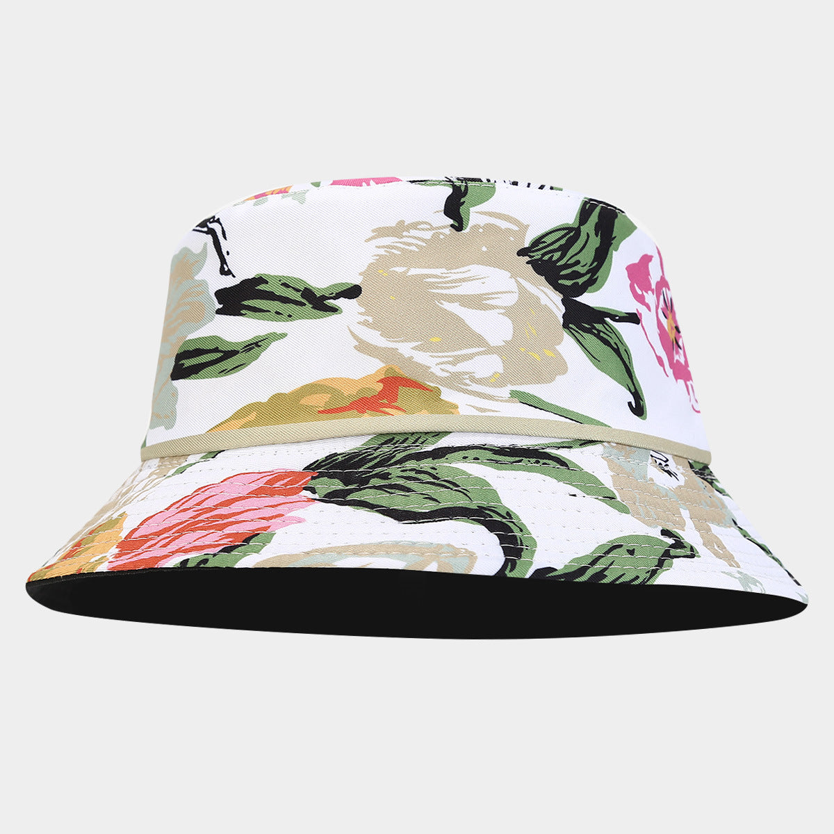 Wholesale Fashion Heat Transfer Large Pattern Double-sided Sun Visor Bucket Hat