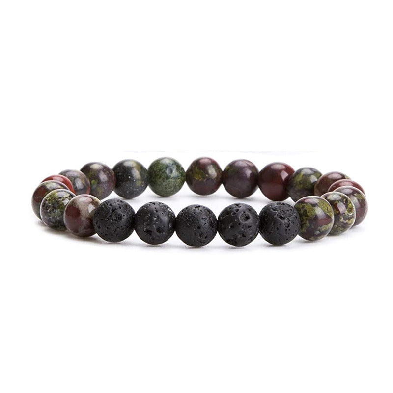 Wholesale Stretch Volcanic Stone Natural Stone Beaded Bracelet