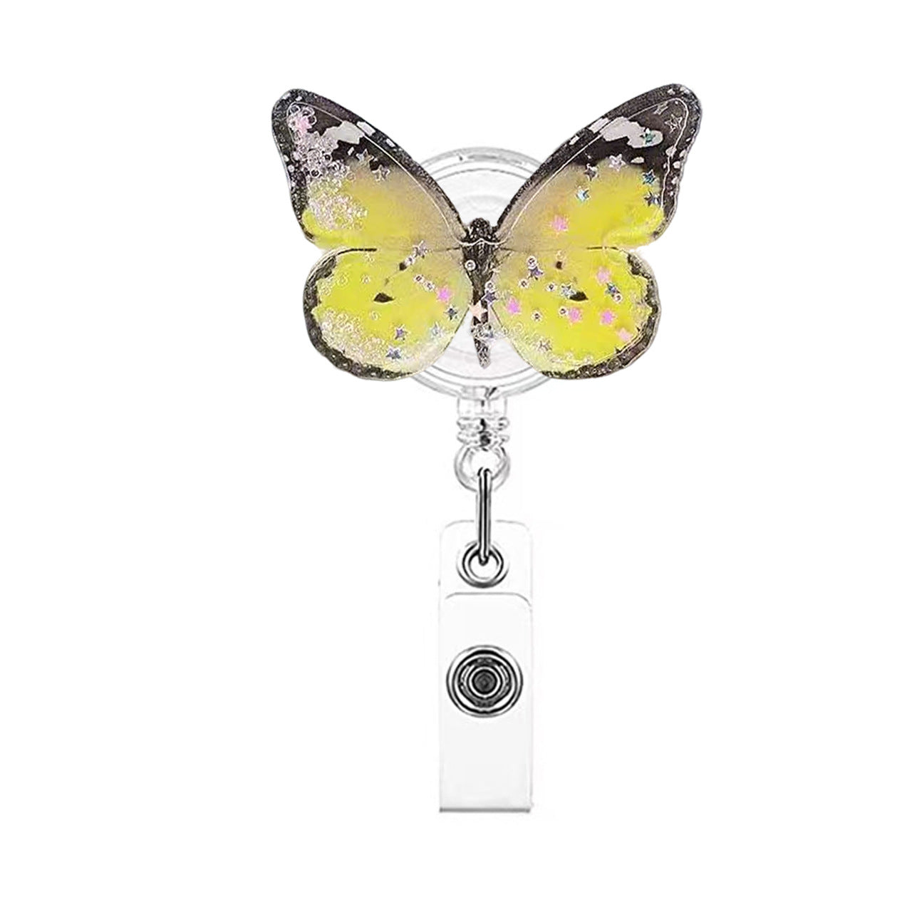 Wholesale Colorful butterflies Badge Reels