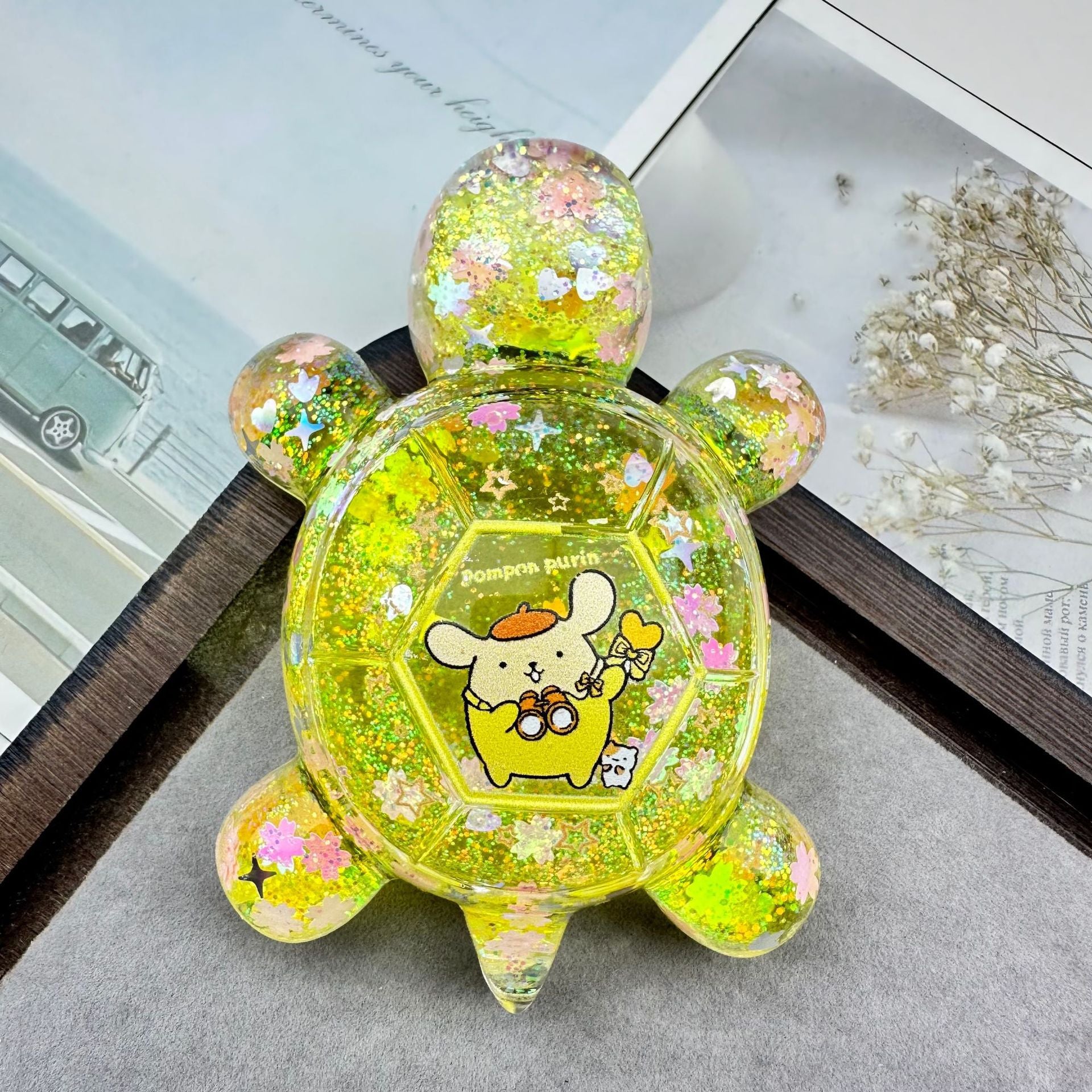 Wholesale quicksand turtle flash luminous accessories Decorations special