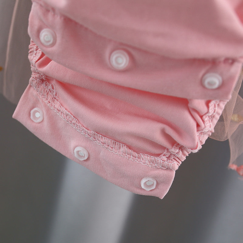 Wholesale Trendy Summer Baby Girl Cotton Sleeveless Korean Style Romper Gift